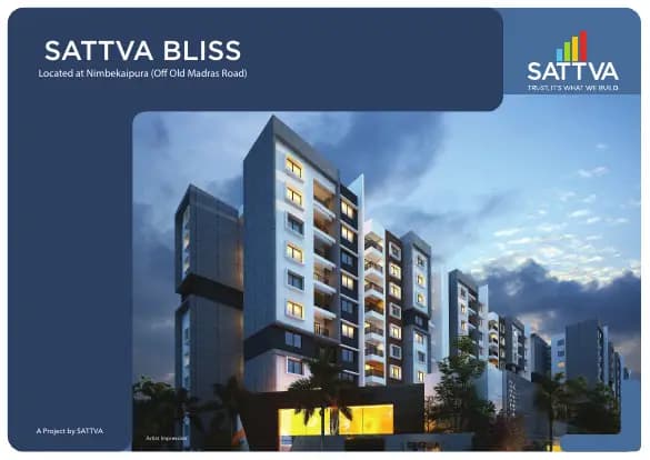 Sattva Bliss: Brochure, page 1 (filed with Karnataka RERA)
